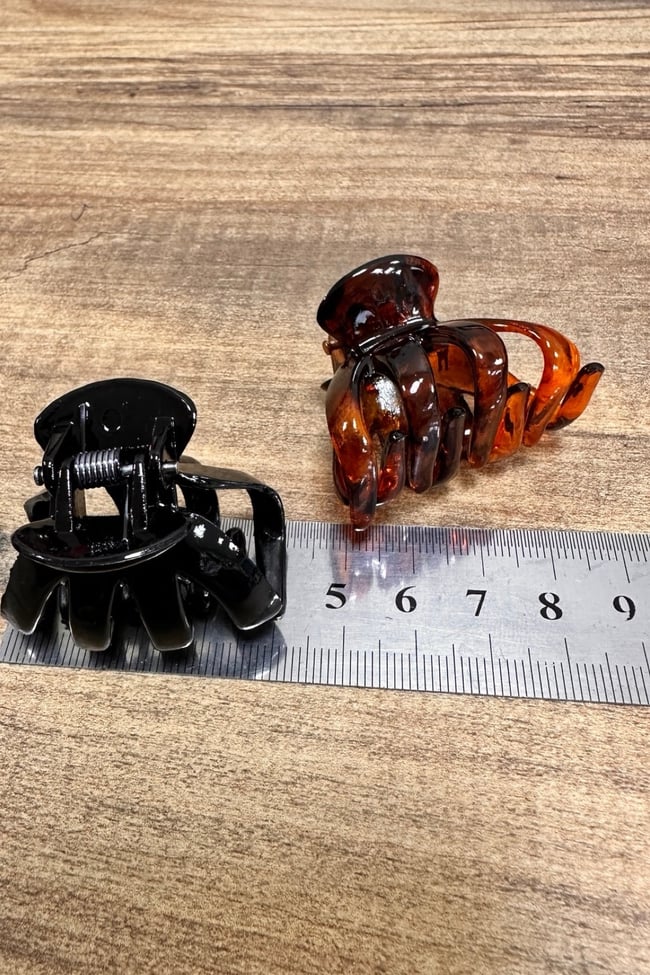 2 Adet Kaliteli Küçük Mandal Toka 4 cm Ahtapot Model Çocuk, Kadın Toka