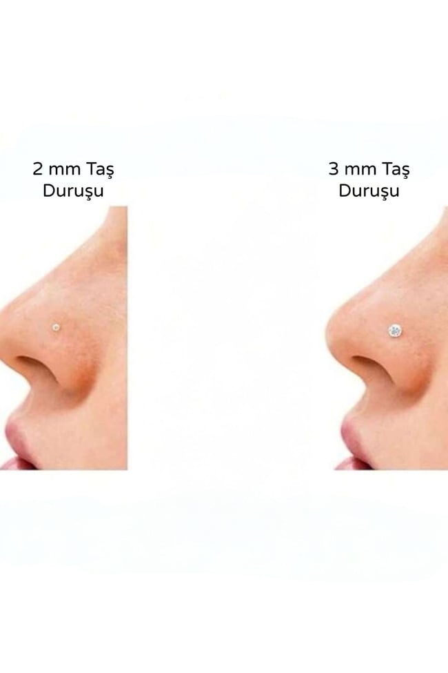 3 Adet Zirkon Taşlı Kararmaz Cerrahi Çelik Hızma