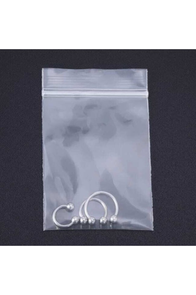 316l Cerrahi Çelik Helix, Septum, Kıkırdak, Smiley, Tragus Piercing (3 Adet)