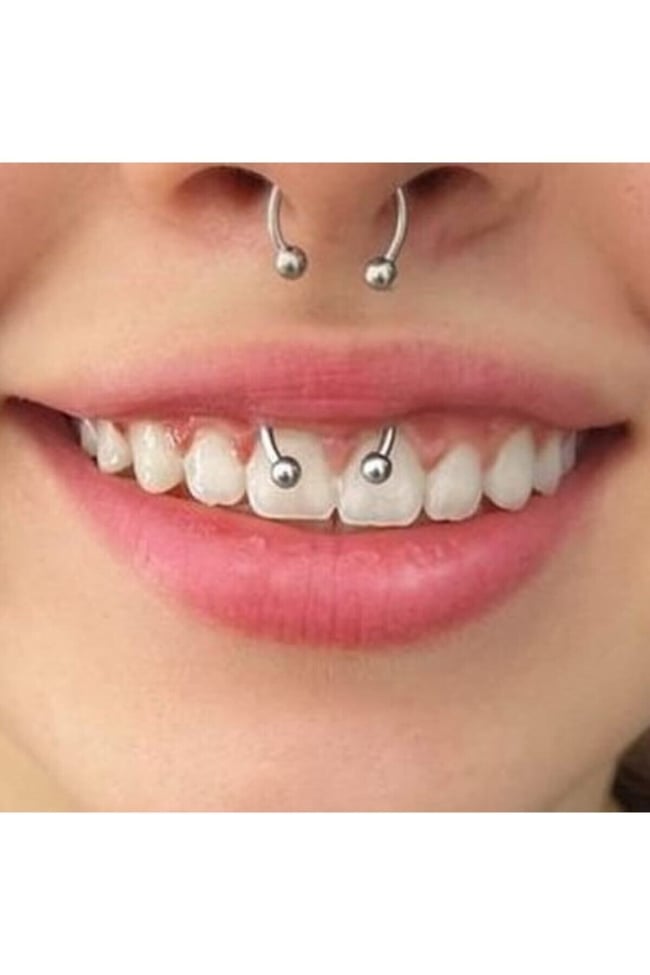 316l Cerrahi Çelik Helix, Septum, Kıkırdak, Smiley, Tragus Piercing (3 Adet)