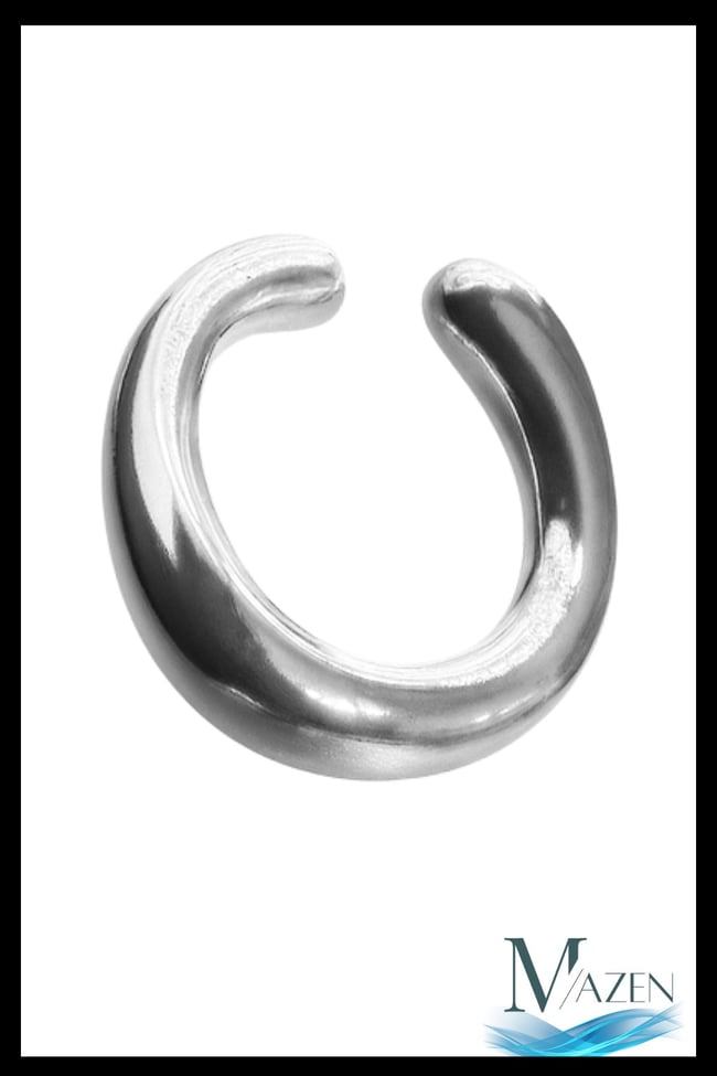 Asimetrik Halka Kıkırdak Küpe | Earcuff | Kadın Takı Aksesuar | Delik Gerektirmeyen