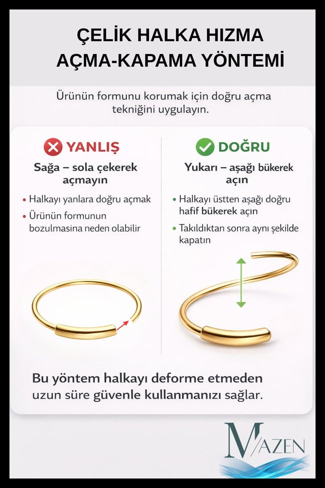 Çelik Tam Halka Hızma Piercing Kararmaz Antialerjik
