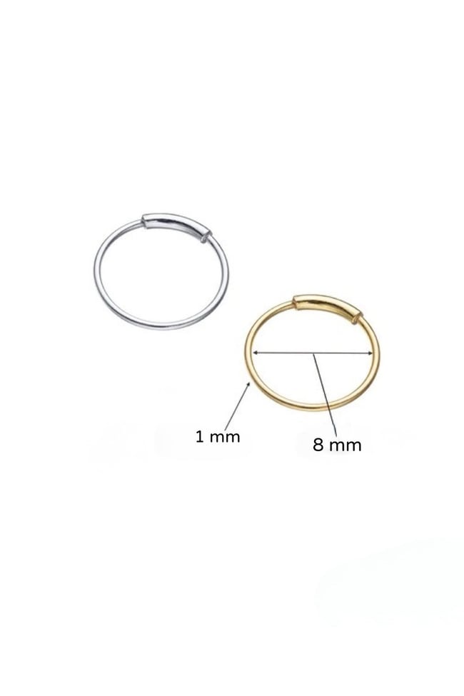Çelik Tam Halka Hızma Piercing Kararmaz Antialerjik