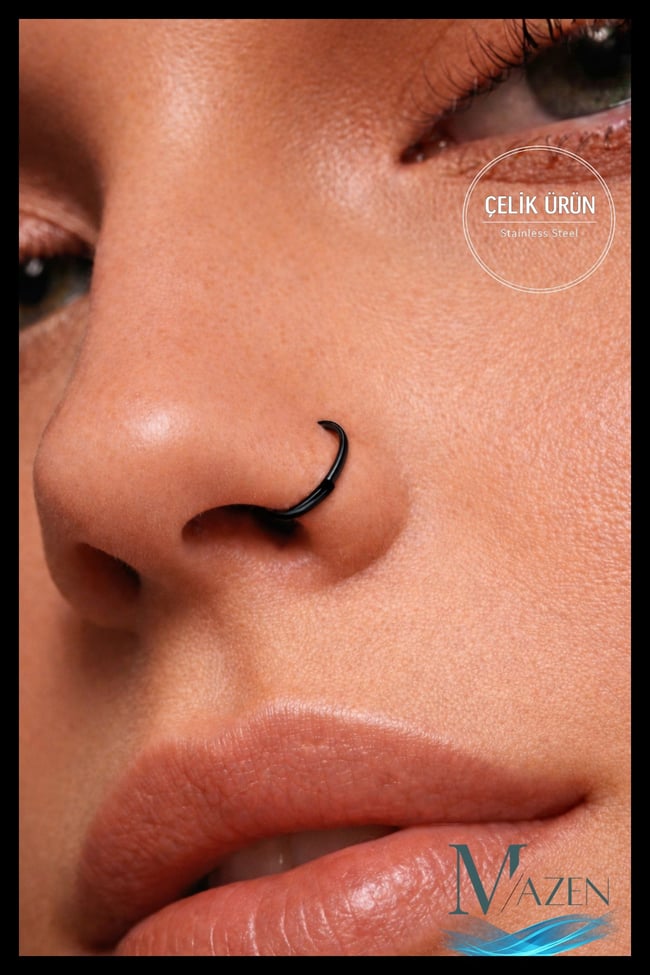 Çelik Tam Halka Hızma Piercing Kararmaz Antialerjik