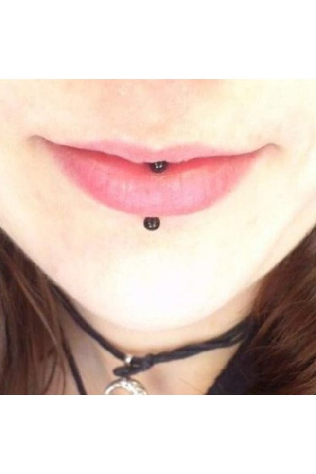 Gold 316L Çelik Kavisli Kaş Piercing Labret | 6-8-10 mm Beden Seçenekli