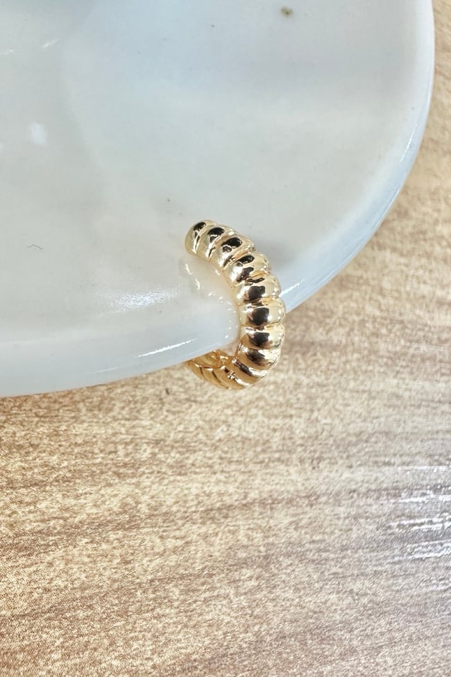 Kalın Burgulu Earcuff Kıkırdak Küpe Delik Gerektirmeyen Küpe