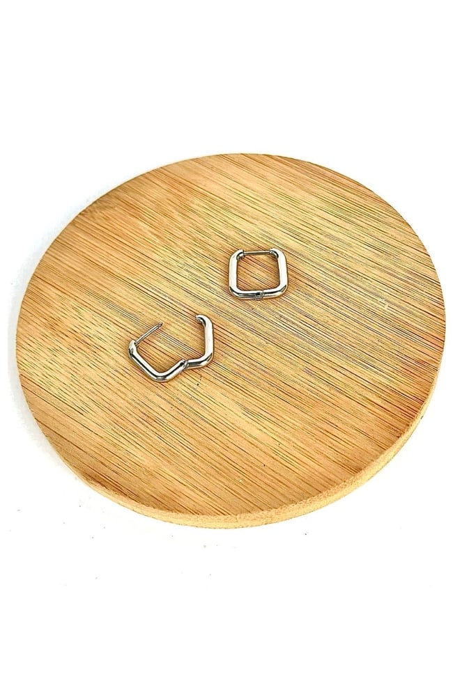 Kare Cerrahi Çelik Küpe 316L Kararmaz Antialerjik Küpe 15X15 MM