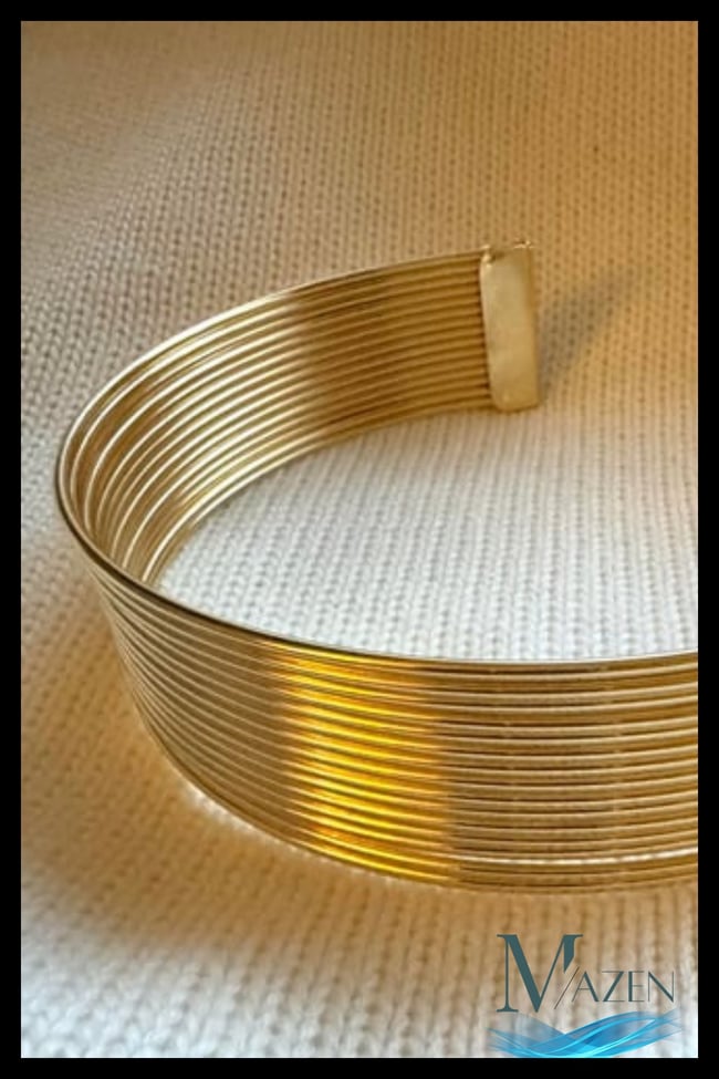 Kleopatra Gold Choker Kolye | Antik Mısır Esintili | Geniş Band Model | Kadın Takı Aksesuar