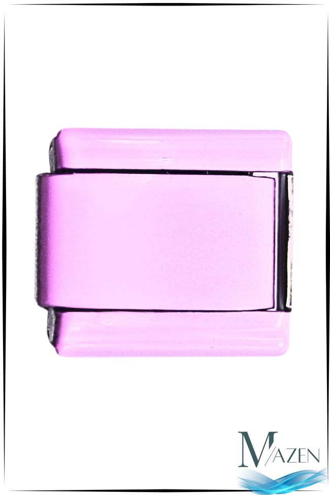 Pembe Tek Renk Charm | İtalyan Bileklik Uyumlu | Minimal Model | 1 Adet Gönderim