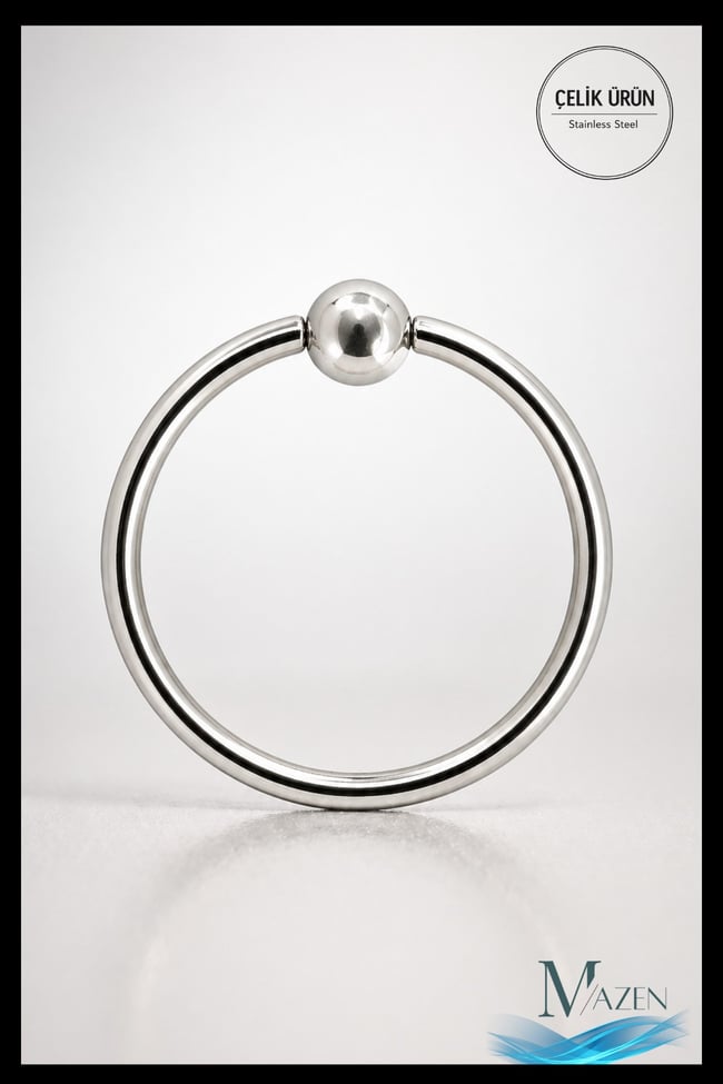 Sabit Toplu Çelik Halka Piercing, Hızma, Kıkırdak Küpe, Smile, Septum | Çok Amaçlı Kullanım