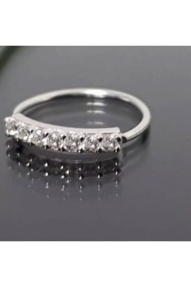 Si&si Accessories 925 Ayar Gümüş Tam Tur Zirkon Taşlı Hızma