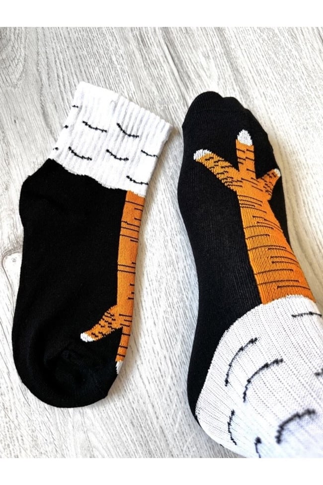 Unisex Kolej Soket Çorap TAVUK BACAĞI