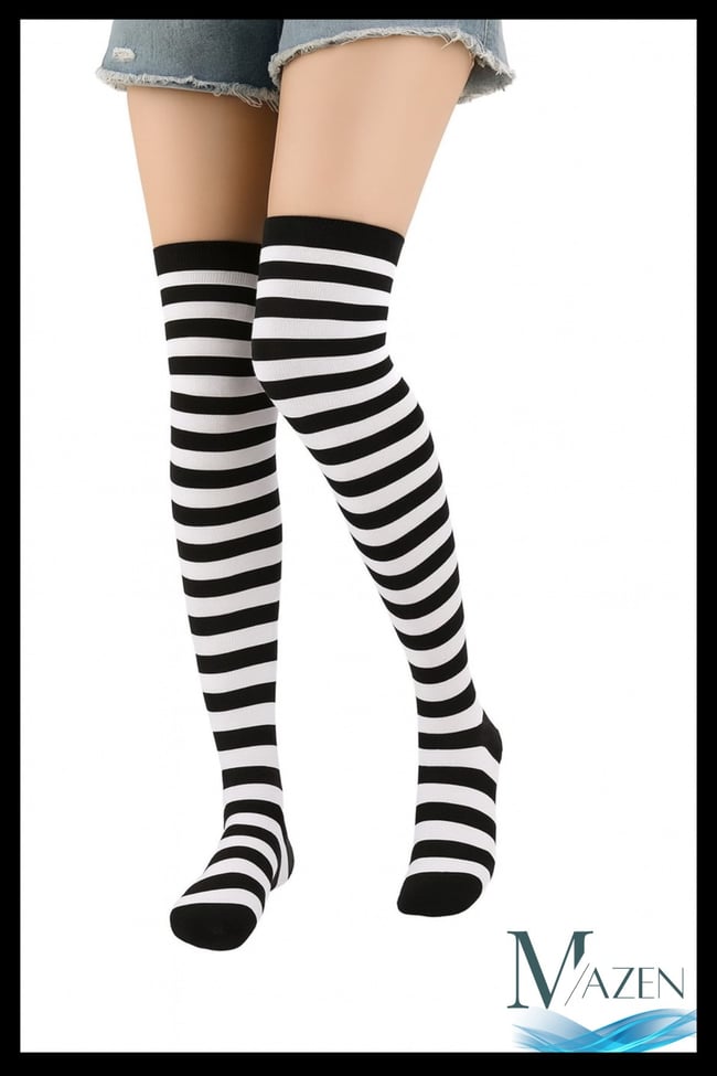 Uzun Dizüstü Çorap Schoolgirl Sock Yüksek Çorap (36-42)