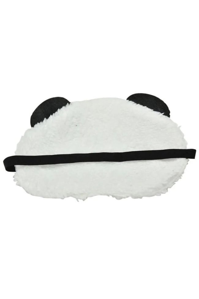 Yıkanabilir Uyku Maskesi Göz Bandı Peluş Panda Model Unisex
