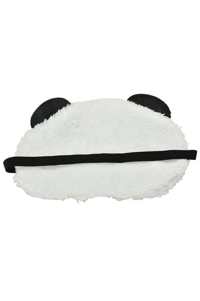 Yıkanabilir Uyku Maskesi Göz Bandı Peluş Panda Model Unisex