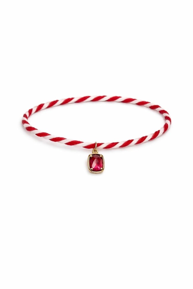Marteniçka Bileklik  Sallantılı Boncuk Charm