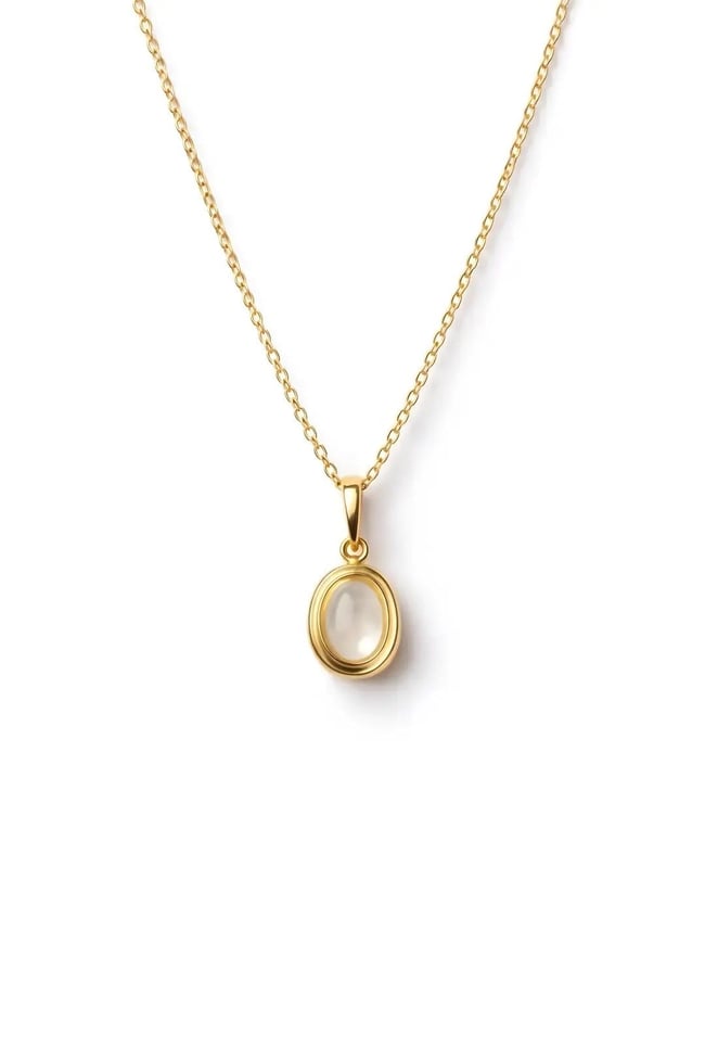 Oval Taş Kolye