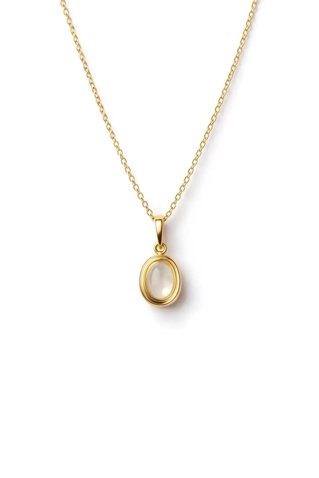 Oval Taş Kolye