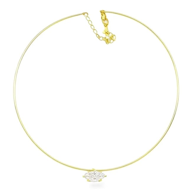 Özel Seri Baget Taşlı Markiz Choker Kolye