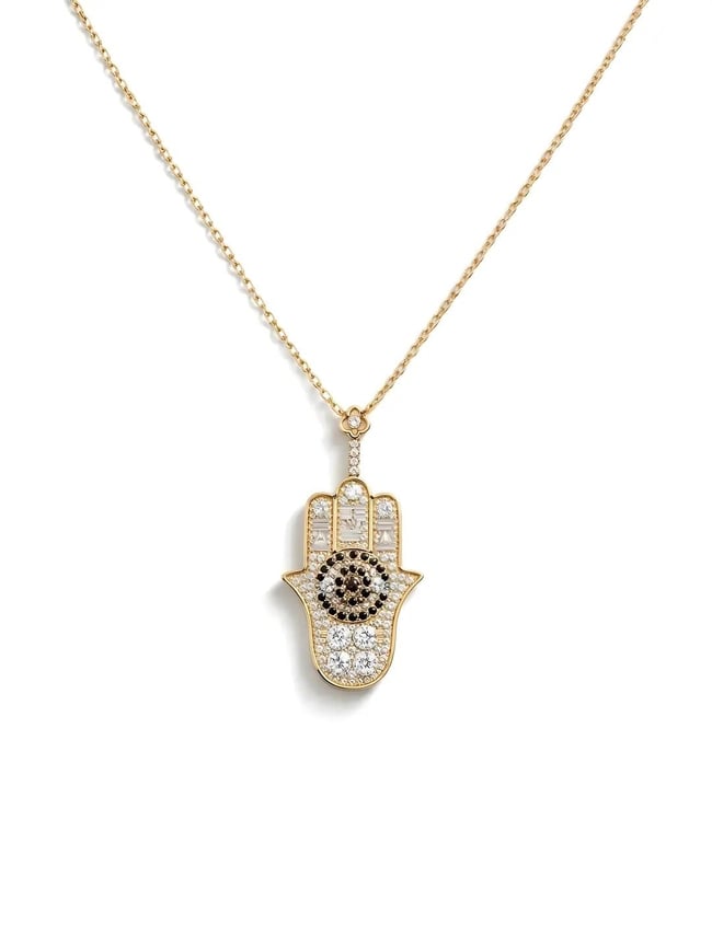 Özel Seri Hamsa Gold Kolye
