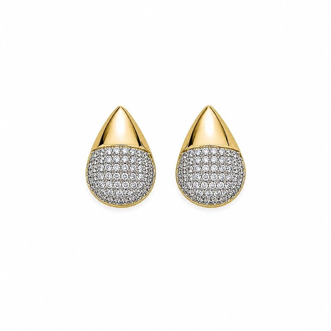 Özel Seri Taşlı Gold Küpe