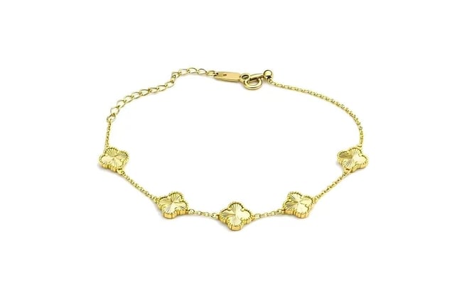 Özel Seri Yonca Gold Bileklik