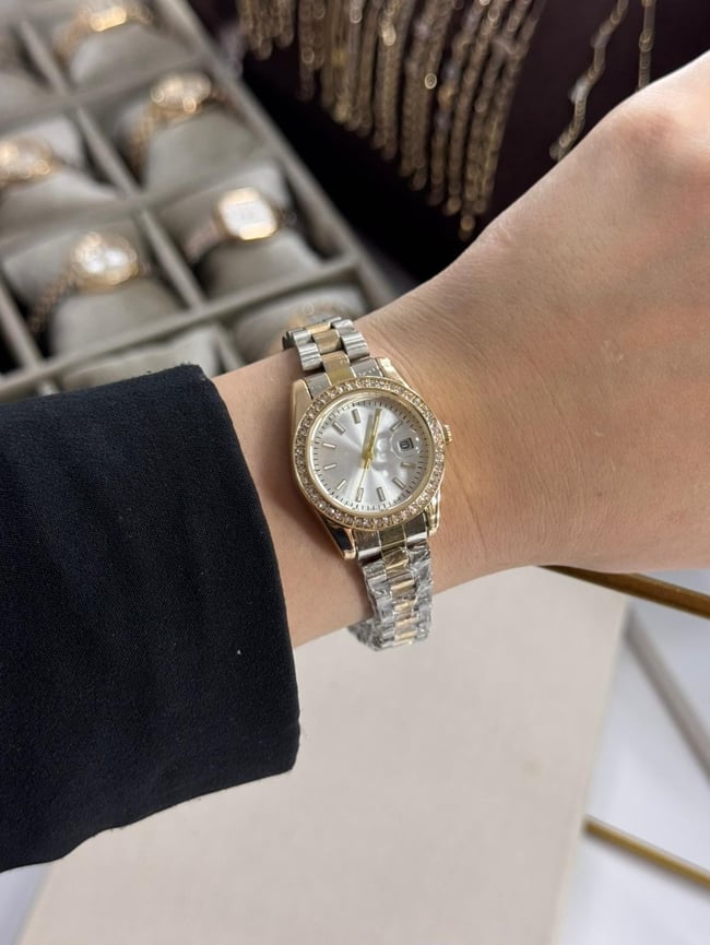 Roleta Lüx Saat Gold Silver