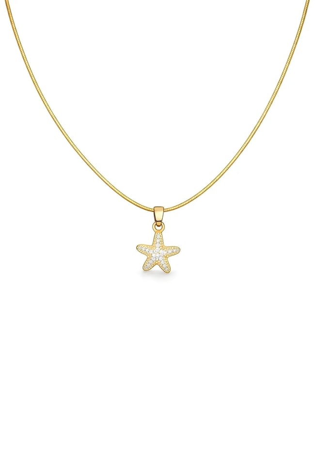 Starfish Gold Kolye