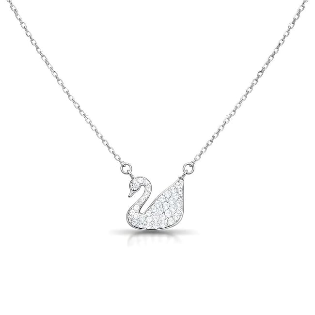 Swan Kuğu Kolye Silver