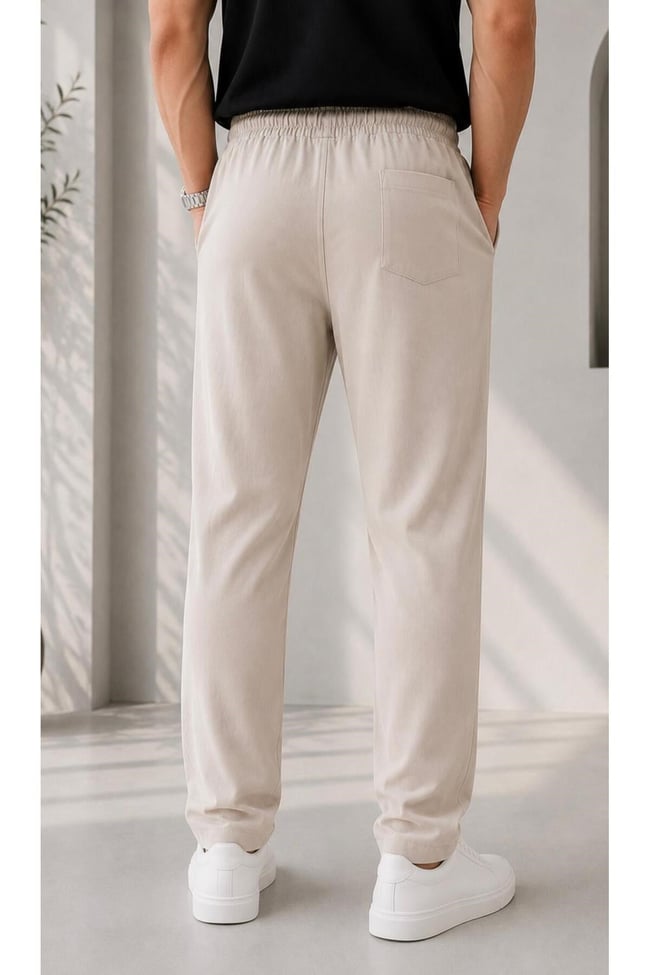 Erkek modal kumaş baggy pantolon
