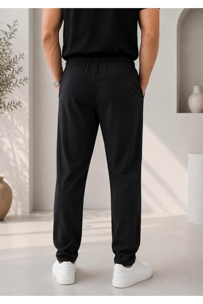 Erkek modal kumaş baggy pantolon