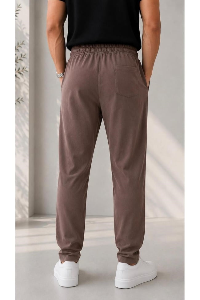 Erkek modal kumaş baggy pantolon