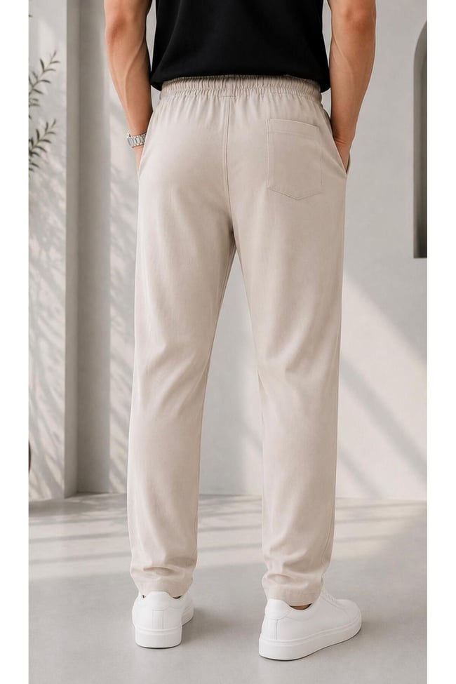 Erkek modal kumaş baggy pantolon