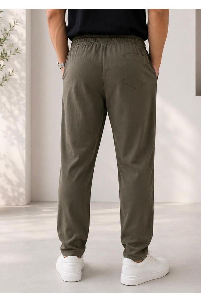 Erkek modal kumaş baggy pantolon