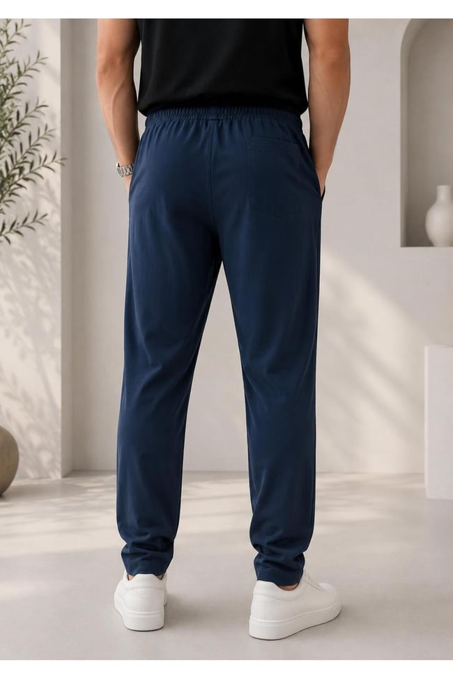 Erkek modal kumaş baggy pantolon