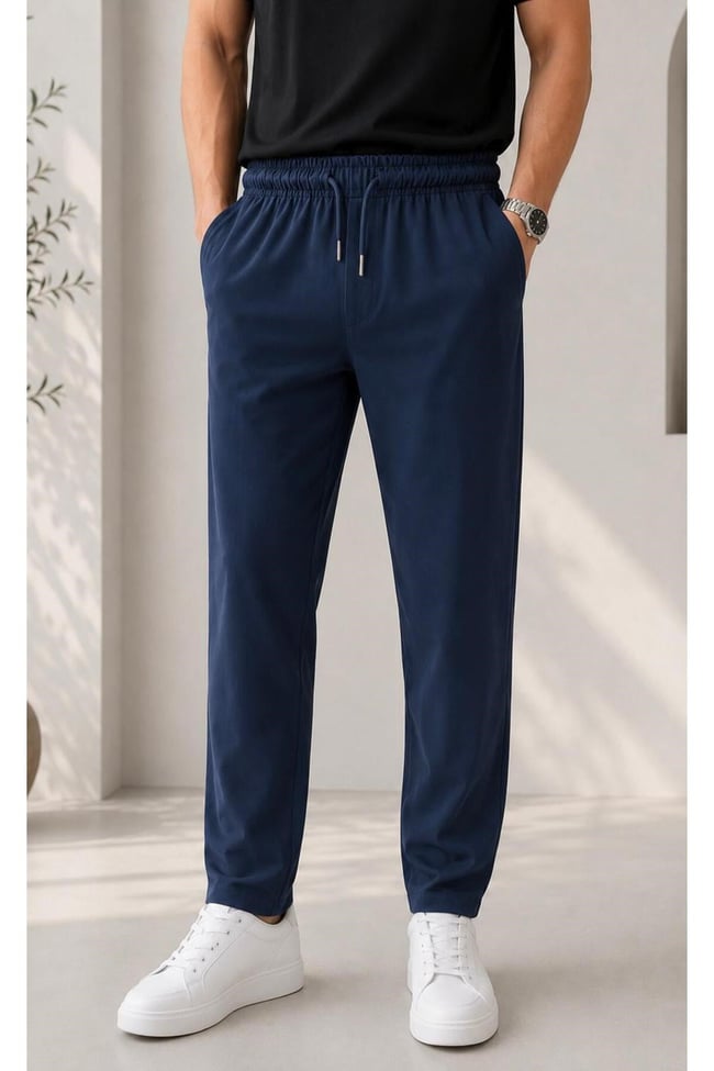 Erkek modal kumaş baggy pantolon
