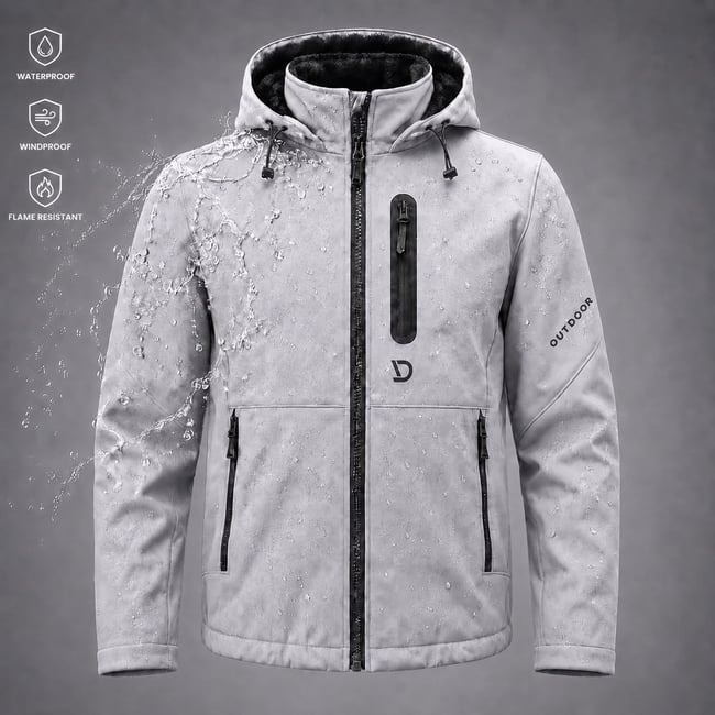 Erkek softshell kumaş mont