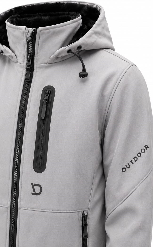 Erkek softshell kumaş mont