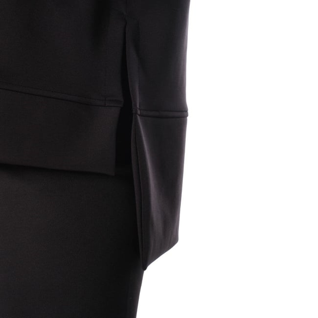 Side Slipped Blouse - BLACK ( BLUZ ) SİYAH