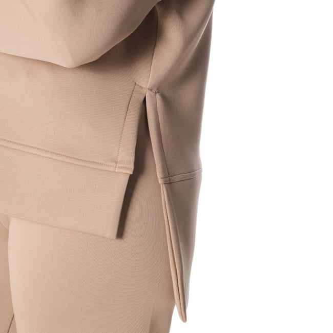 Side Slipped Blouse - CAMEL ( BLUZ )