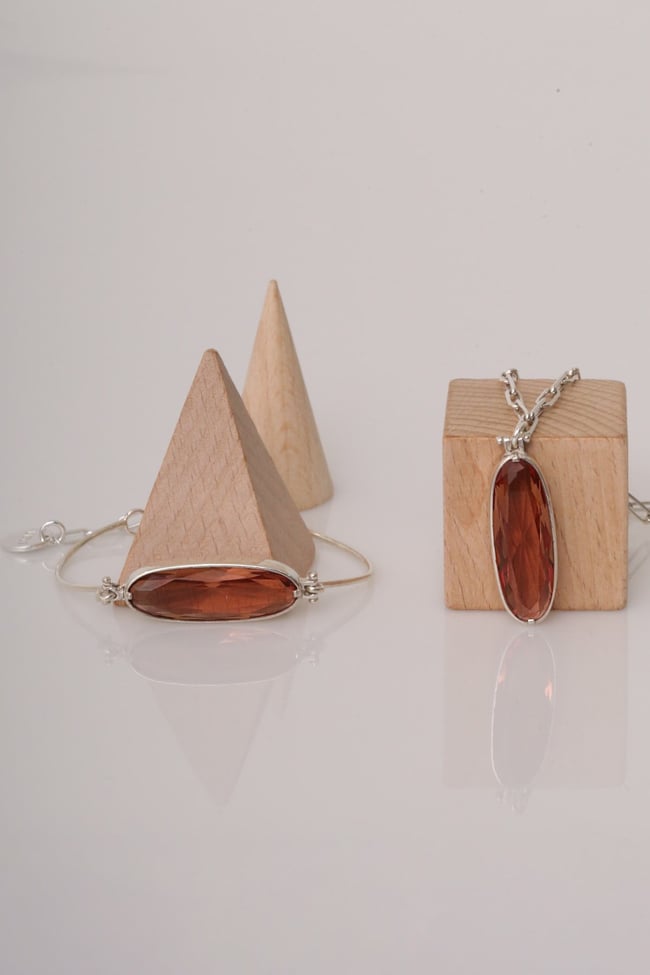 Kadın 925 Ayar Gümüş Doğal Zultanit Taşlı Handmade Özel Tasarım Bileklik