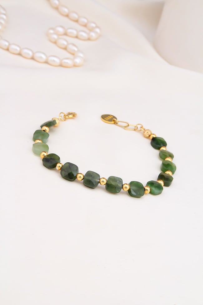 Peridot Taşlı Bileklik