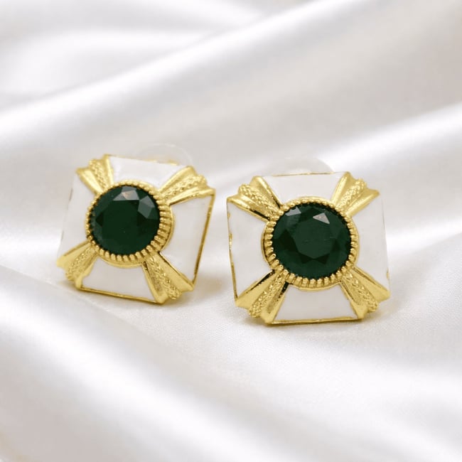 Zümrüt Mührü Mine Küpe