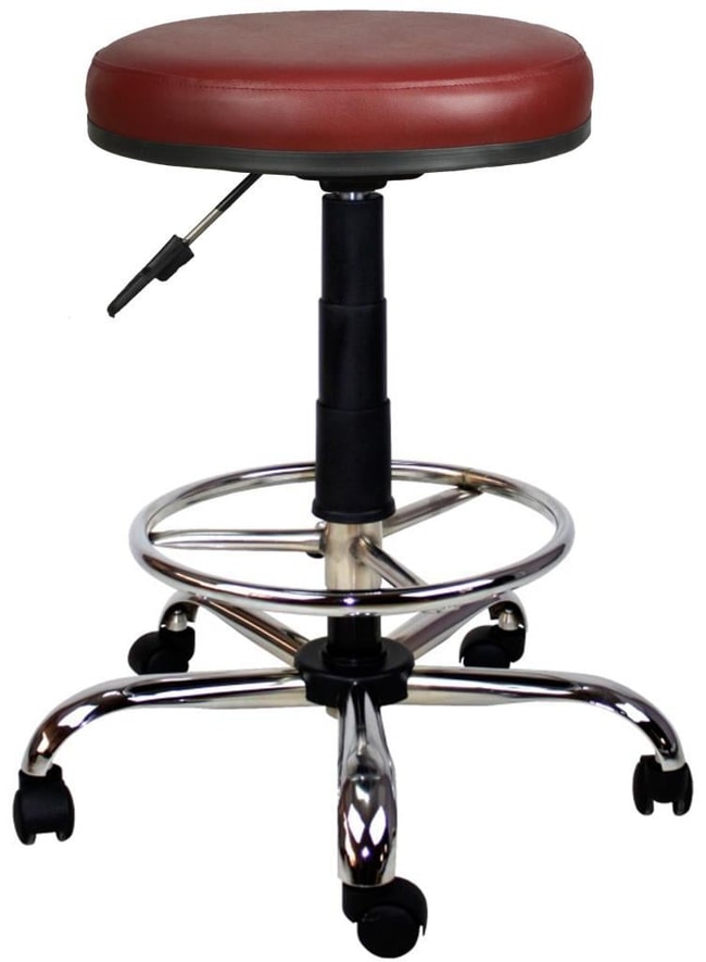 Bürocci Metal Ayaklı Yüksek Tabure-Bordo-2999T0102