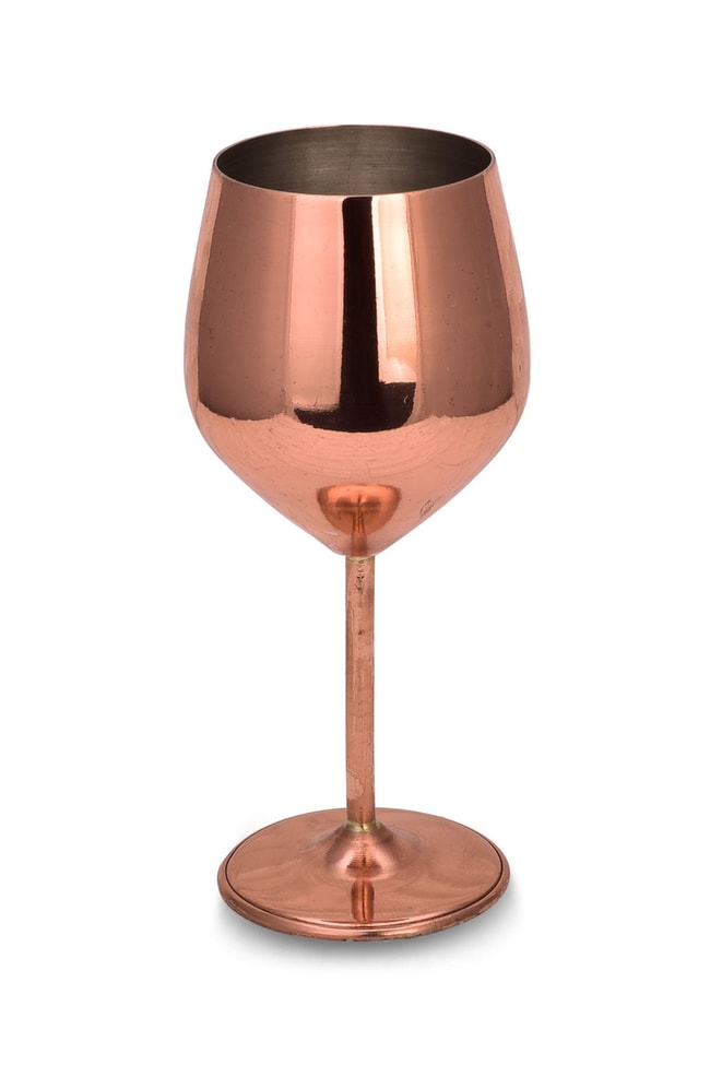 Cobper Premium Collection Şahım Gall Bakır Şarap Kadehi 500ml 2li Set