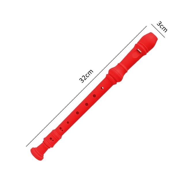 Jwin JF-01 Blok Flüt - Kırmızı