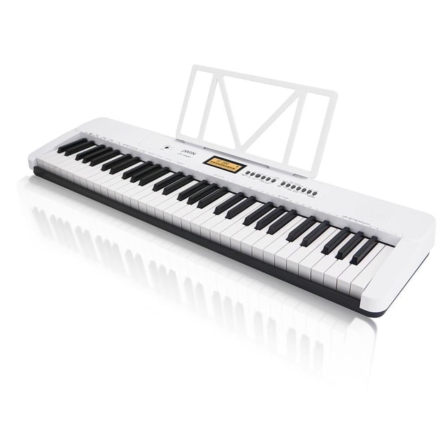 Jwin JTK-3600 61 Tuş Hassasiyetli 5 Oktav Org Seti - Beyaz