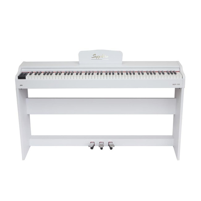 Jwin Sapphire SDP-120 Çekiç Aksiyonlu 88 Tuşlu Dijital Piyano - Beyaz