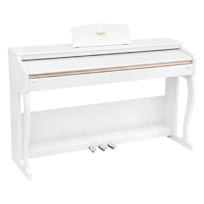 Jwin Sapphire SDP-215 Çekiç Aksiyonlu 88 Tuşlu Dijital Piyano + Tabure - Beyaz