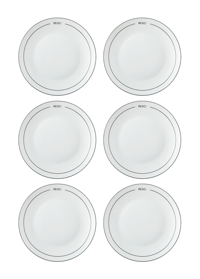 The Mia Round Pasta Tabağı 6 Kişilik
